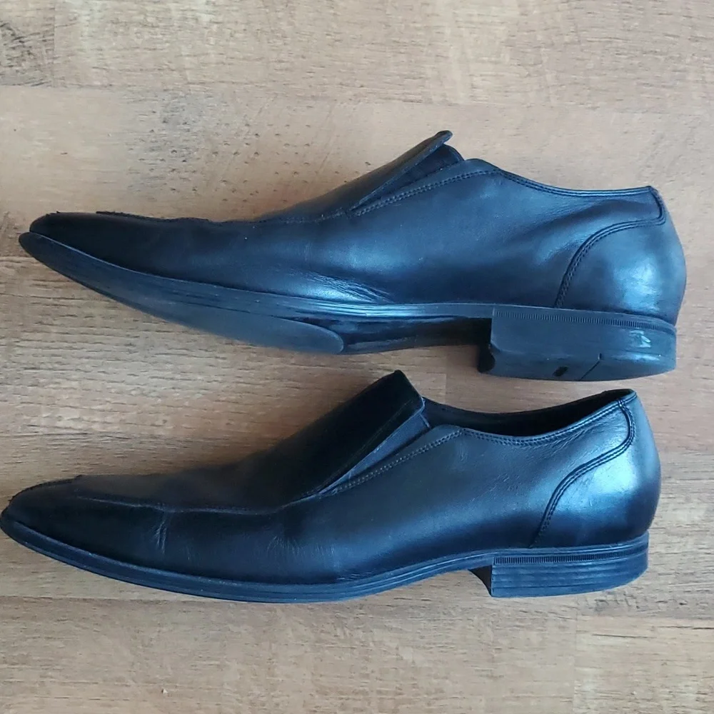 Cole Haan Mens Slip on‎ Black Dress Shoes Size 14M